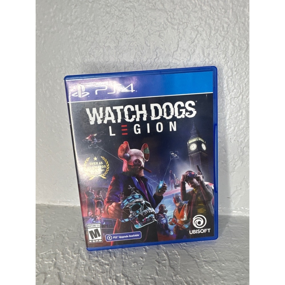 Ubisoft Watch Dogs Legion PS4 Game Blue Excellent Adventure